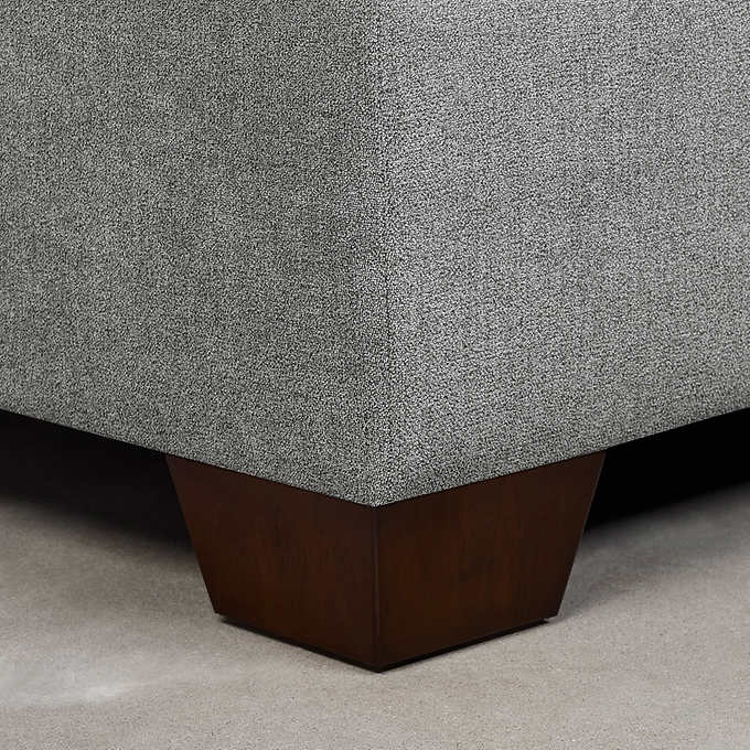 Thomasville Miles Fabric Sectional with Storage Ottoman
